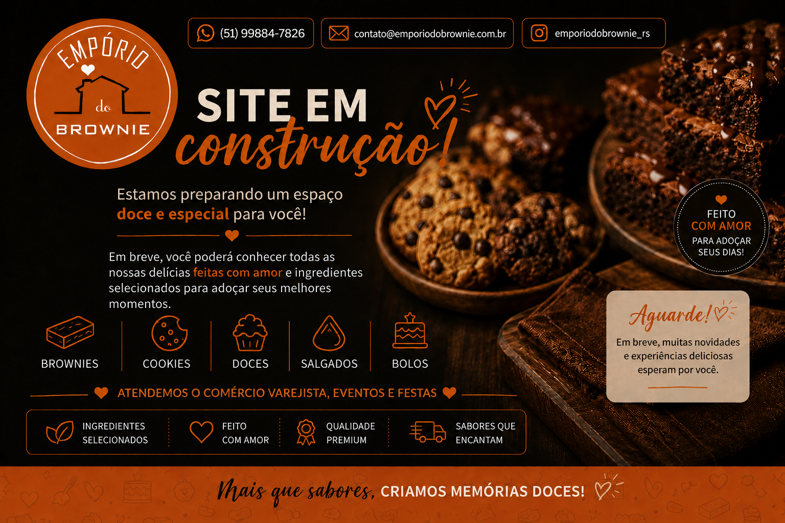 Empório do Brownie - site em construção